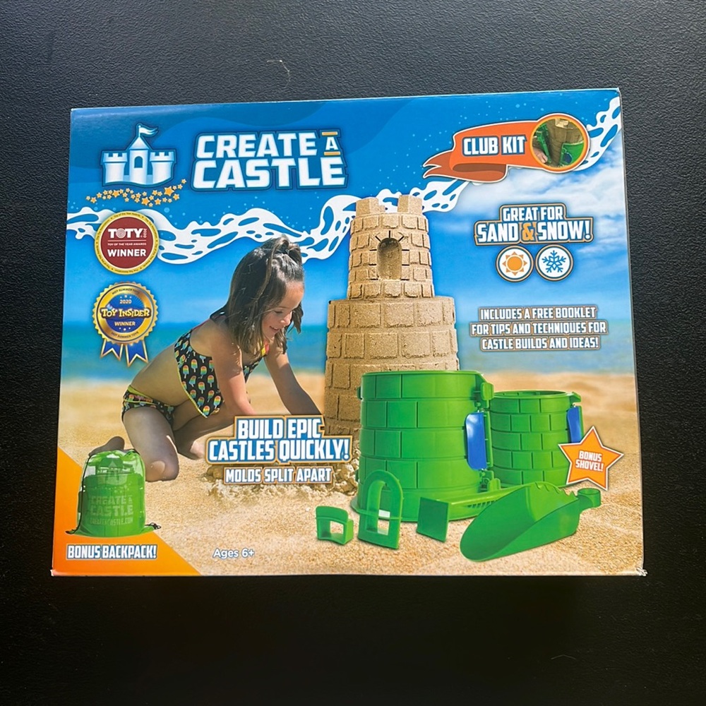 Create a castle, sandcastle kit